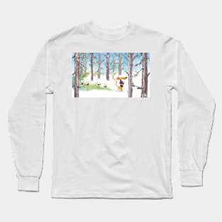 The Tiger and the ducklings Long Sleeve T-Shirt